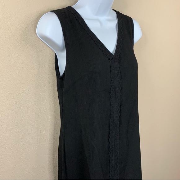 Size 6 Silk Isabella Bird Black Sleeveless Dress Event Party Cocktail Small - Picture 2 of 10